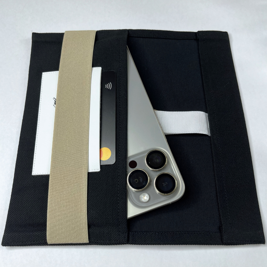 Handmade Smart Pouch – Siyah | Çok Amaçlı Kumaş Kılıf