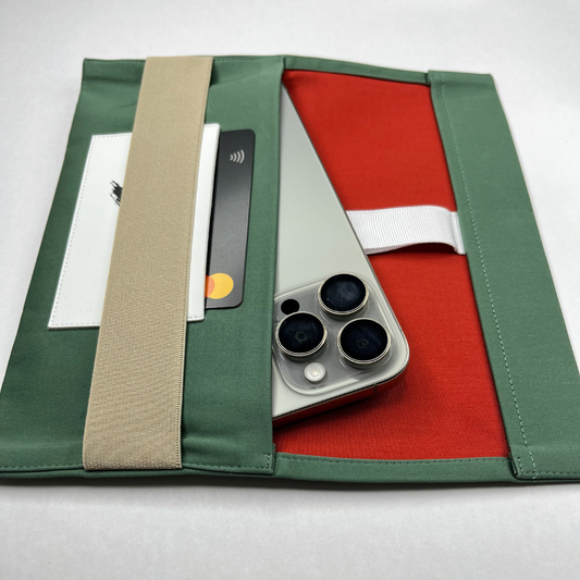 Handmade Smart Pouch – Haki | Çok Amaçlı Kumaş Kılıf