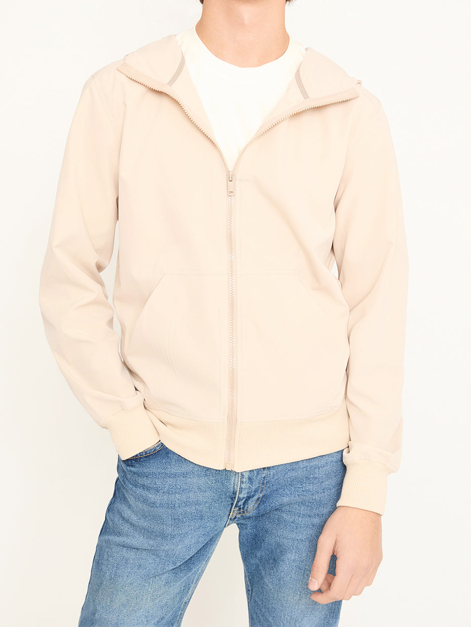 BREEZE | Krem Bel Boy Hafif Rüzgarlık Mont / Unisex