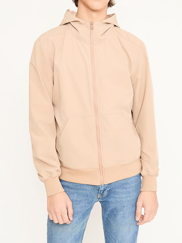 BREEZE | Mocha Bel Boy Hafif Rüzgarlık Mont / Unisex