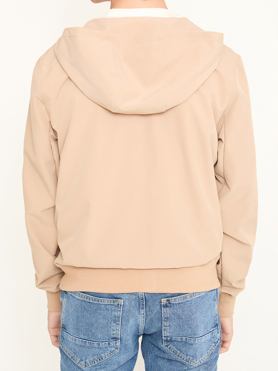 BREEZE | Mocha Bel Boy Hafif Rüzgarlık Mont / Unisex