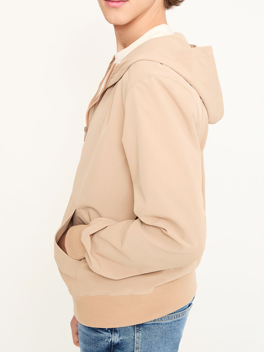 BREEZE | Mocha Bel Boy Hafif Rüzgarlık Mont / Unisex