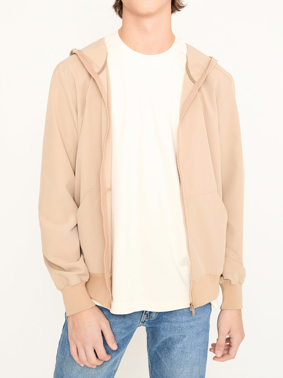 BREEZE | Mocha Bel Boy Hafif Rüzgarlık Mont / Unisex