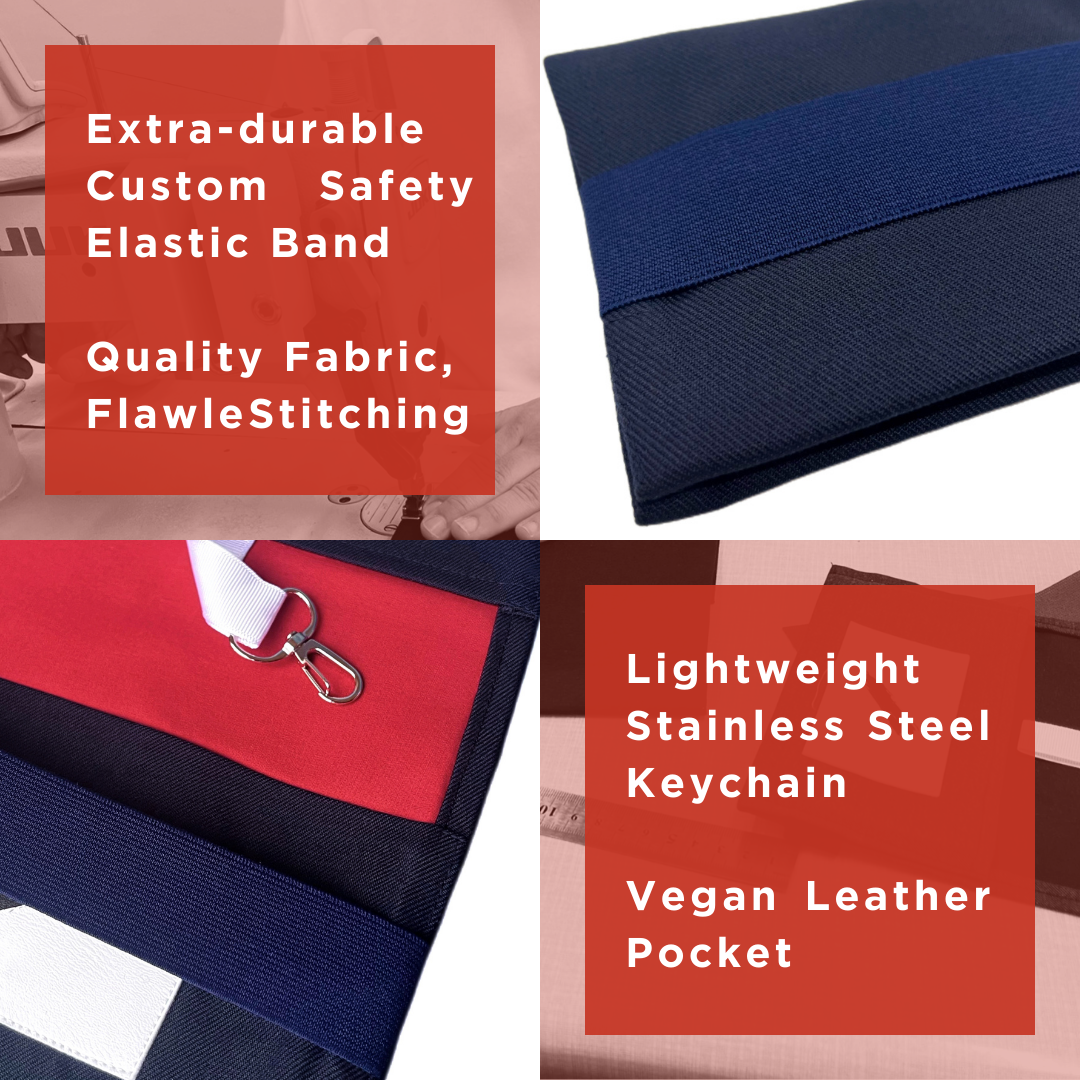Handmade Smart Pouch – Lacivert | Çok Amaçlı Kumaş Kılıf