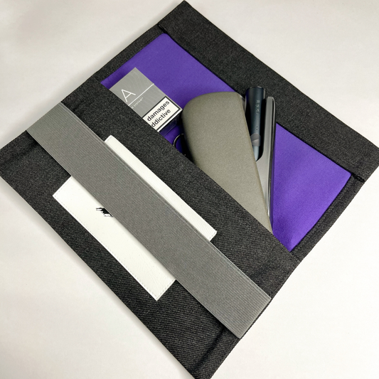 Handmade Smart Pouch – Antrasit | Çok Amaçlı Kumaş Kılıf