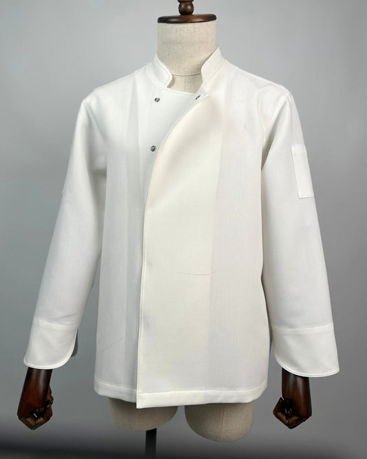 Model 2 – White Chef's Jacket | Wholesale Production Reference