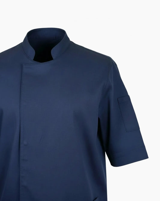 Model 2 – White Chef's Jacket | Wholesale Production Reference