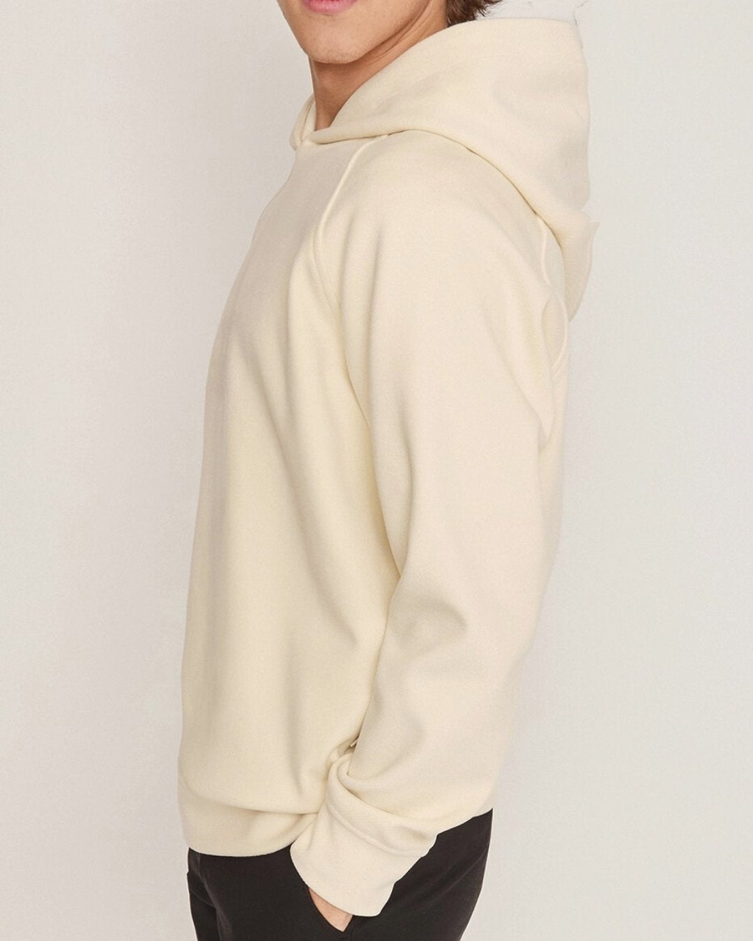 Soft Touch Hoodie | Unisex Kapüşonlu Sweatshirt – Ecru