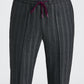 gri ipli model çizgili yünlü pantolon - Smart Cord / Grey
