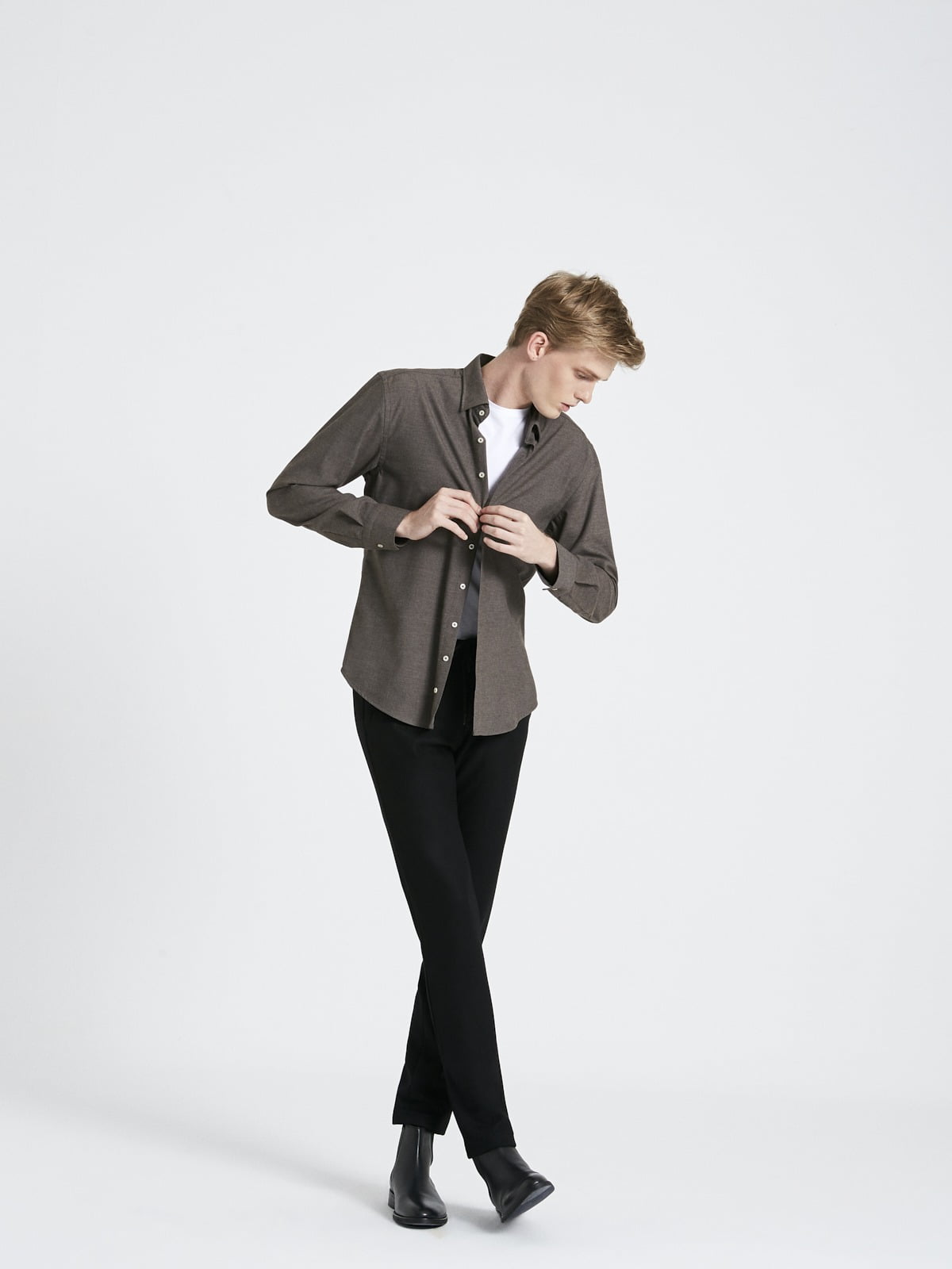 M Beden - Fleecy Shirt / Mocha