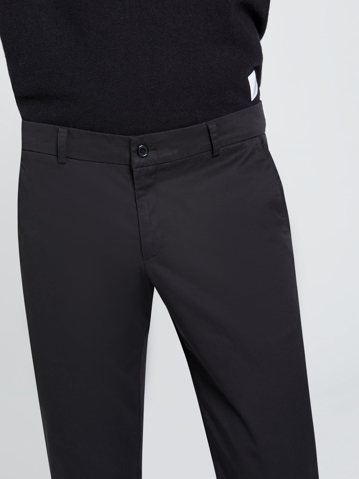 Siyah Pamuklu PantolonPamuklu Siyah Chino Pantolon - Cotton Chino / Black