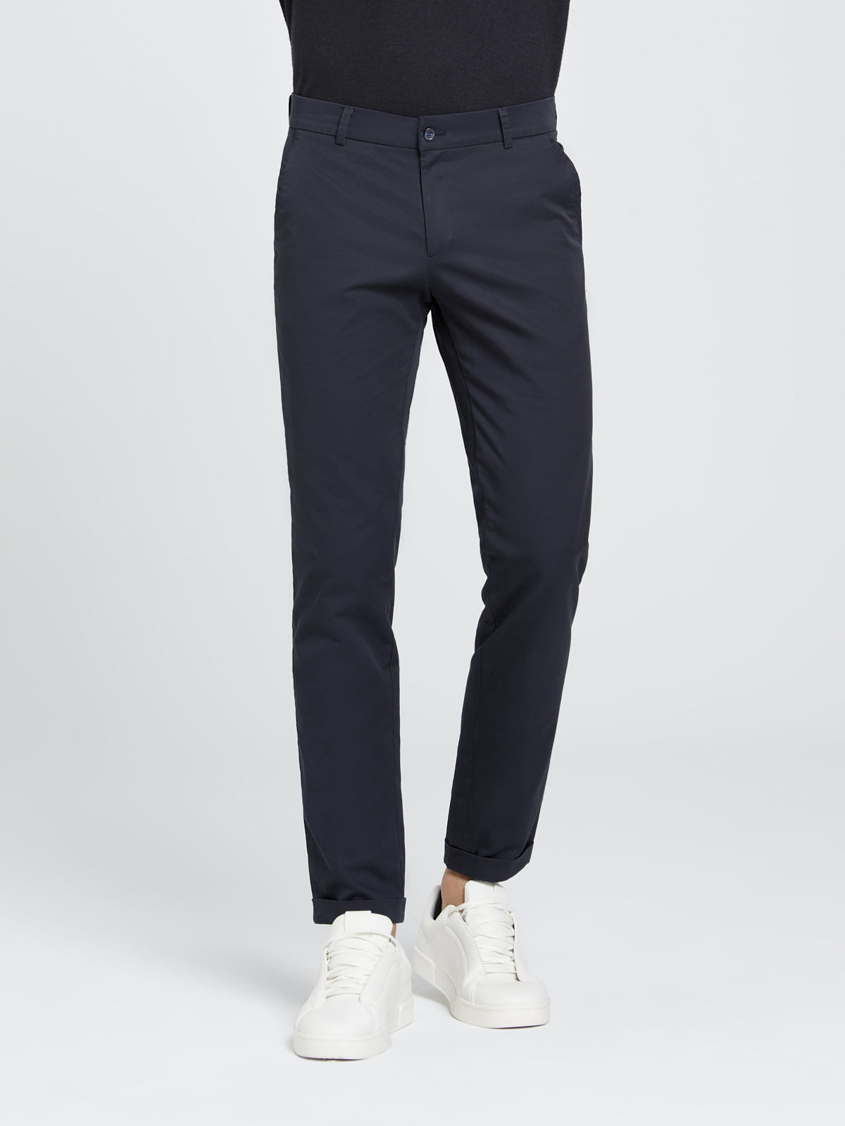 Pamuklu Lacivert Chino Pantolon - Cotton Chino / Navy