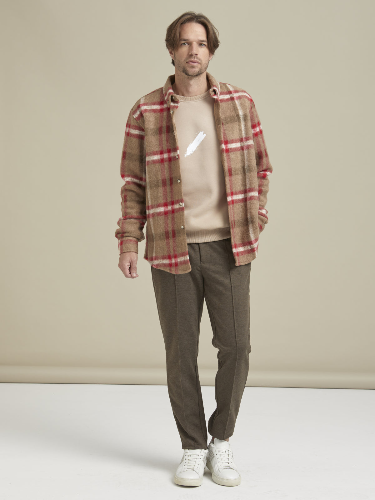 Brushed Overshirt / Camel