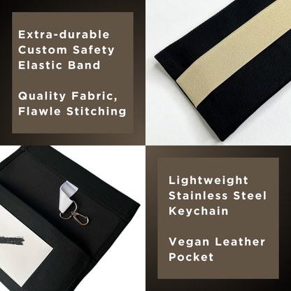 Handmade Smart Pouch – Siyah | Çok Amaçlı Kumaş Kılıf
