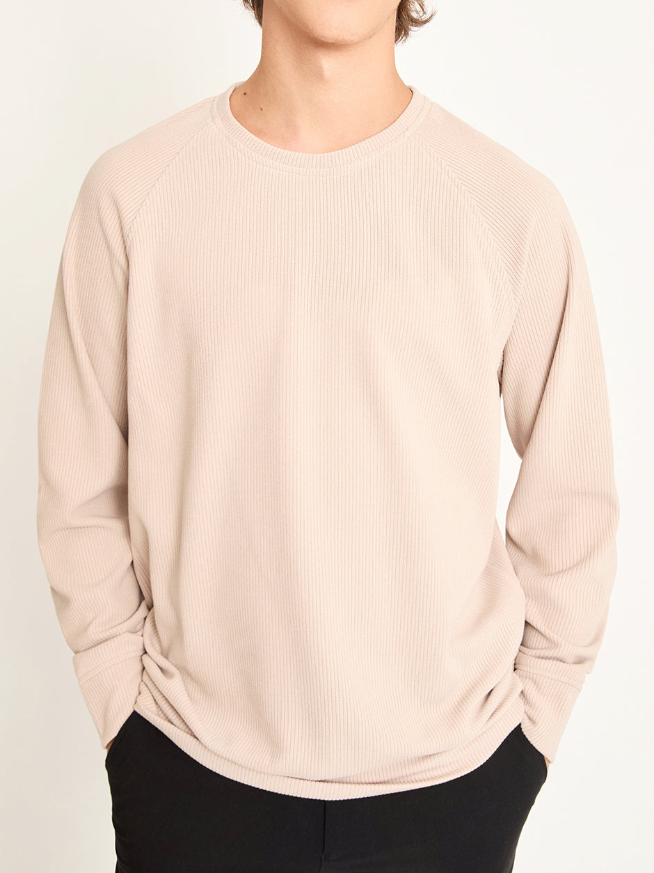 Self Stripe Knitwear / Beige