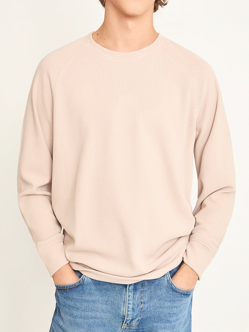 Self Stripe Knitwear / Beige