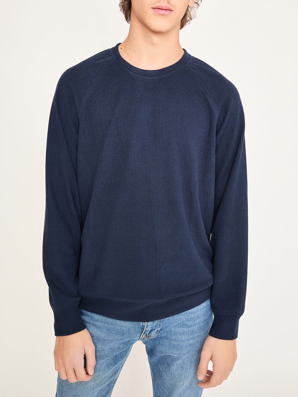 Self Stripe Knitwear / Navy