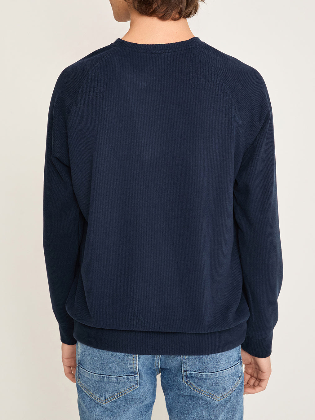 Self Stripe Knitwear / Navy