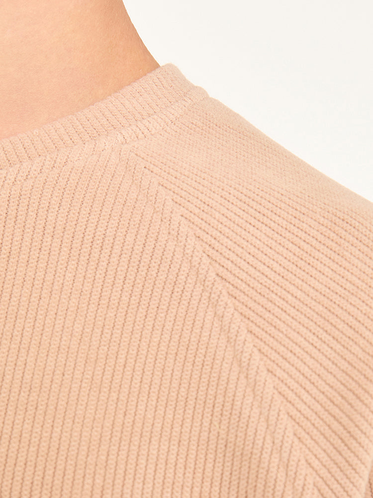 Self Stripe Knitwear / Camel