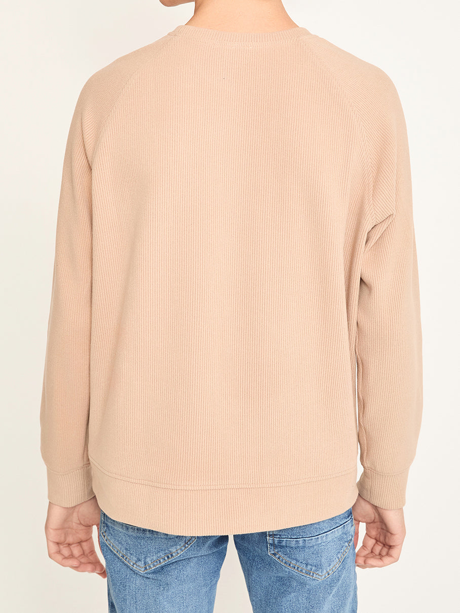 Self Stripe Knitwear / Camel