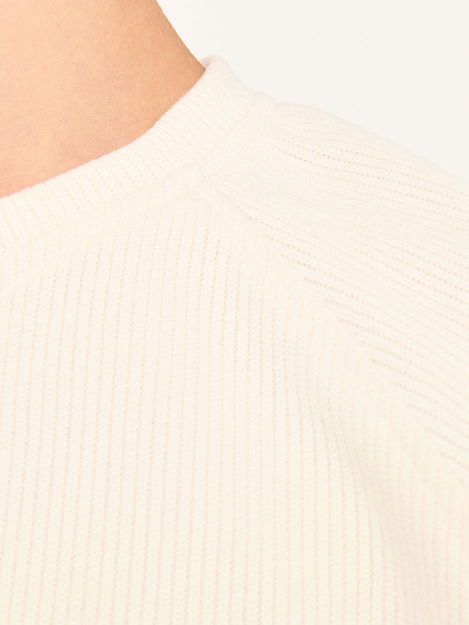 Self Stripe Knitwear / Ecru