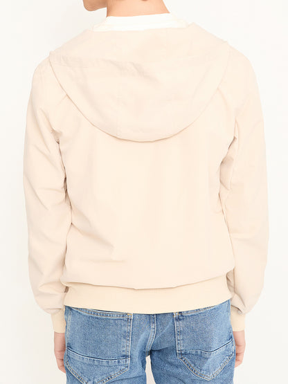 BREEZE | Krem Bel Boy Hafif Rüzgarlık Mont / Unisex