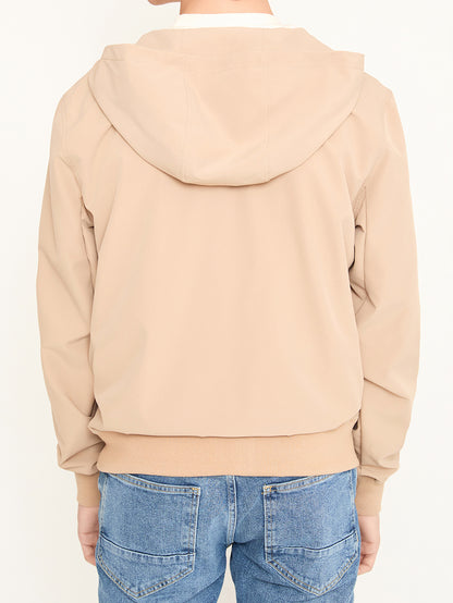 BREEZE | Mocha Bel Boy Hafif Rüzgarlık Mont / Unisex