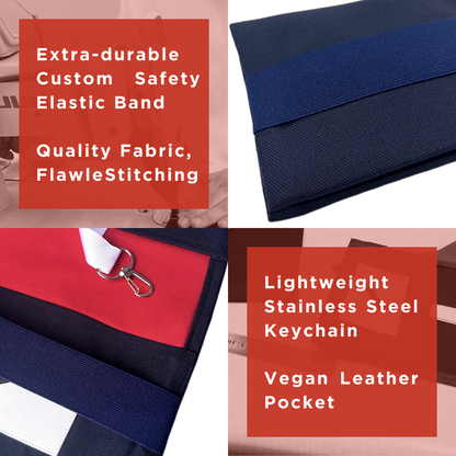 Handmade Smart Pouch – Lacivert | Çok Amaçlı Kumaş Kılıf