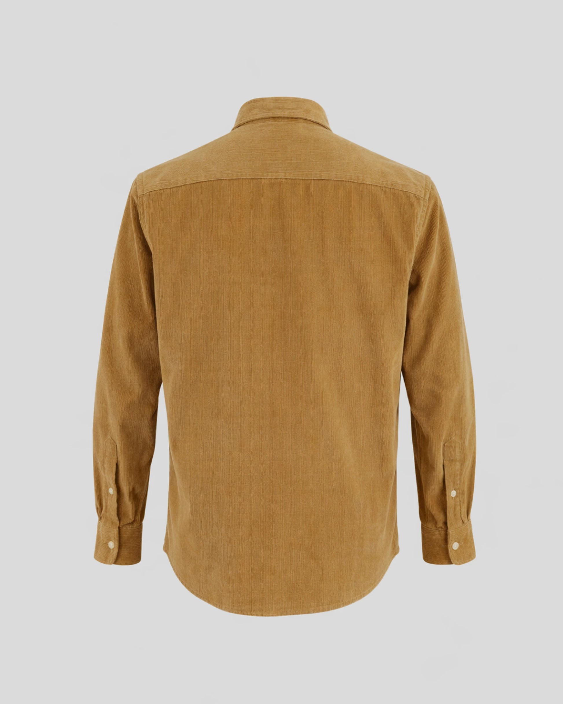 MUBU Cosserat Camel Kadife Gömlek - Ghost Arka Görünüm