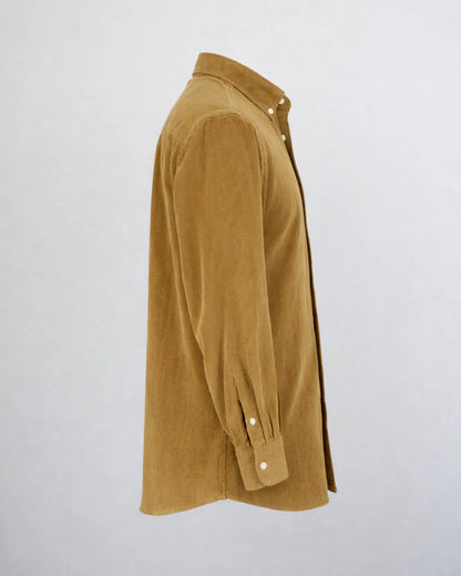 MUBU Cosserat Camel Kadife Gömlek - Ghost Yan Görünüm