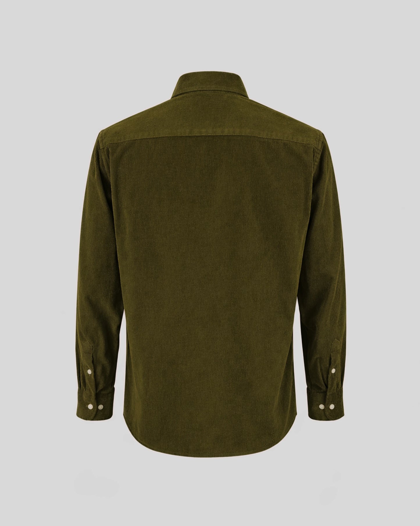 MUBU Cosserat Haki Kadife Gömlek - Ghost Arka Görünüm