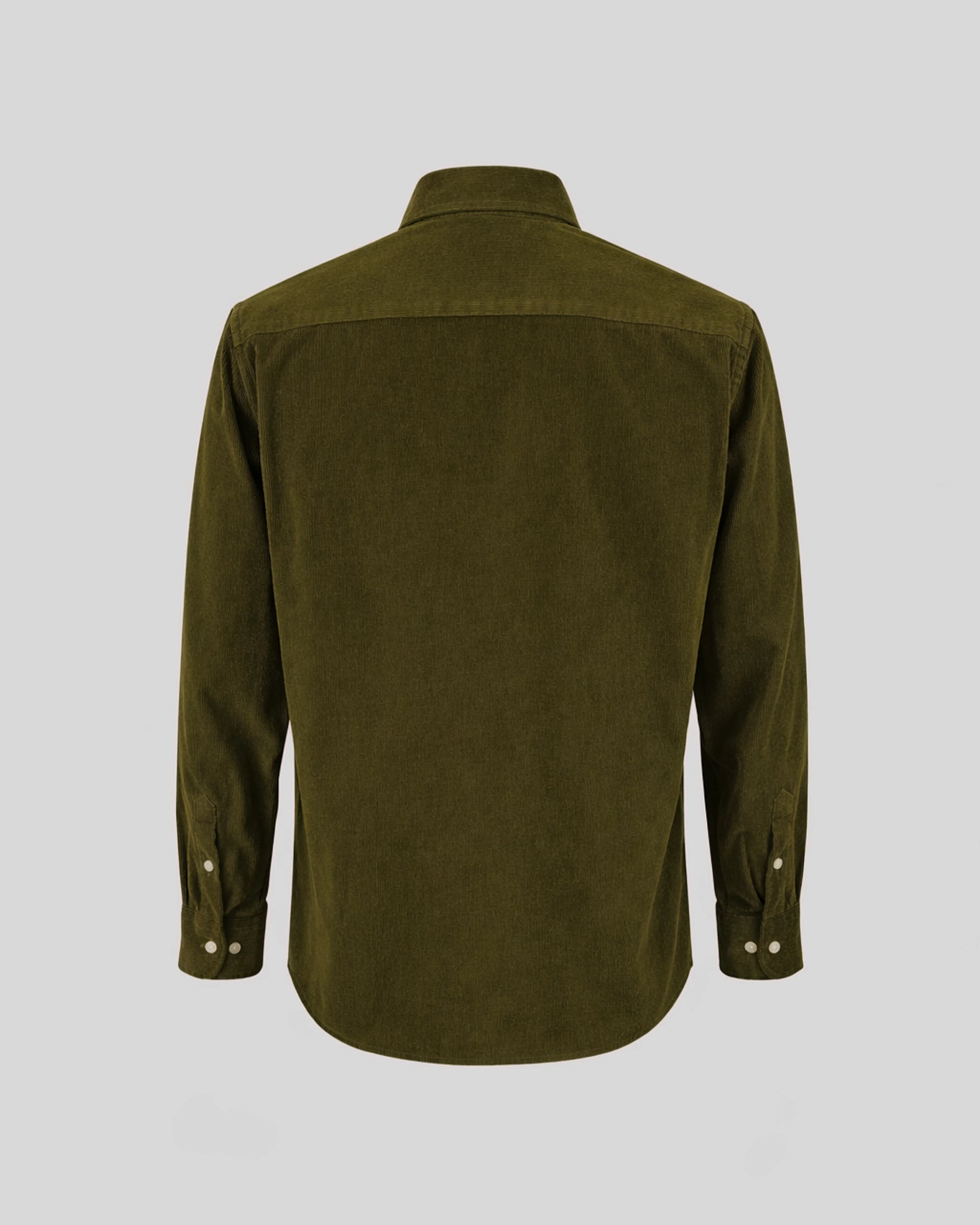 MUBU Cosserat Haki Kadife Gömlek - Ghost Arka Görünüm