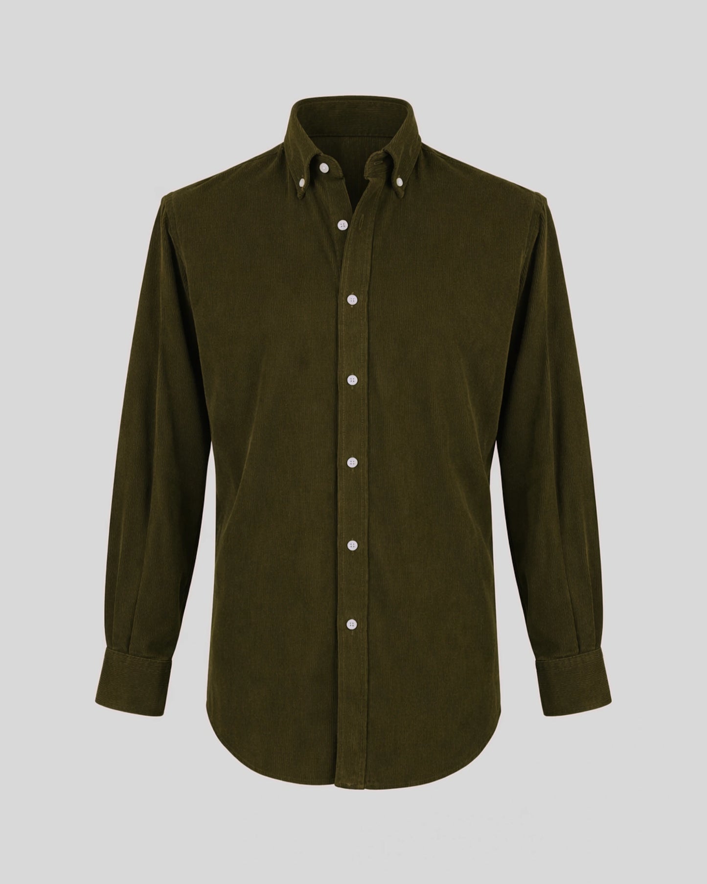 MUBU Cosserat Haki Kadife Gömlek - Ghost Ön Görünüm