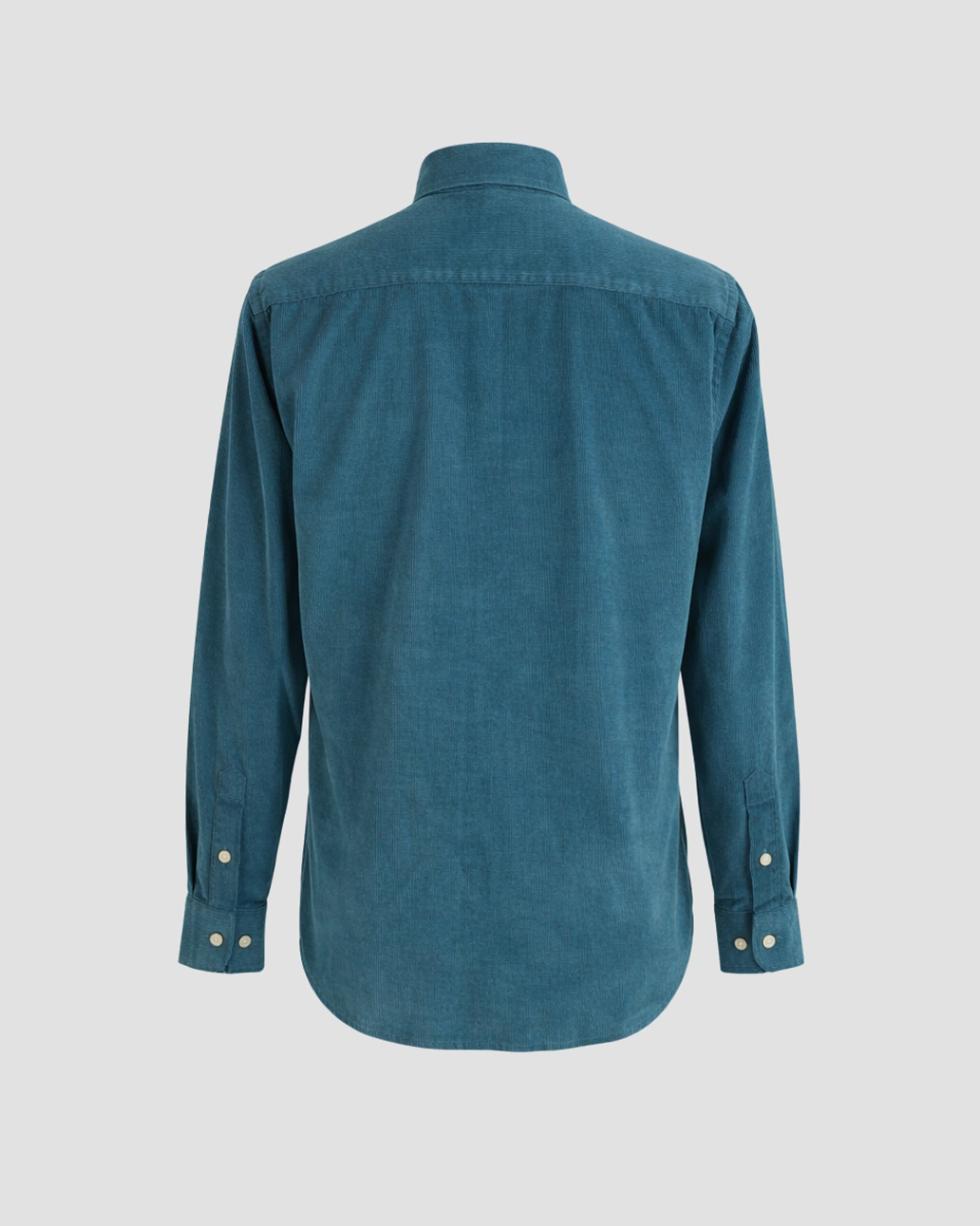 MUBU Cosserat Açık Mavi Kadife Gömlek - Ghost Arka Görünüm