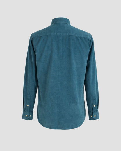 MUBU Cosserat Açık Mavi Kadife Gömlek - Ghost Arka Görünüm