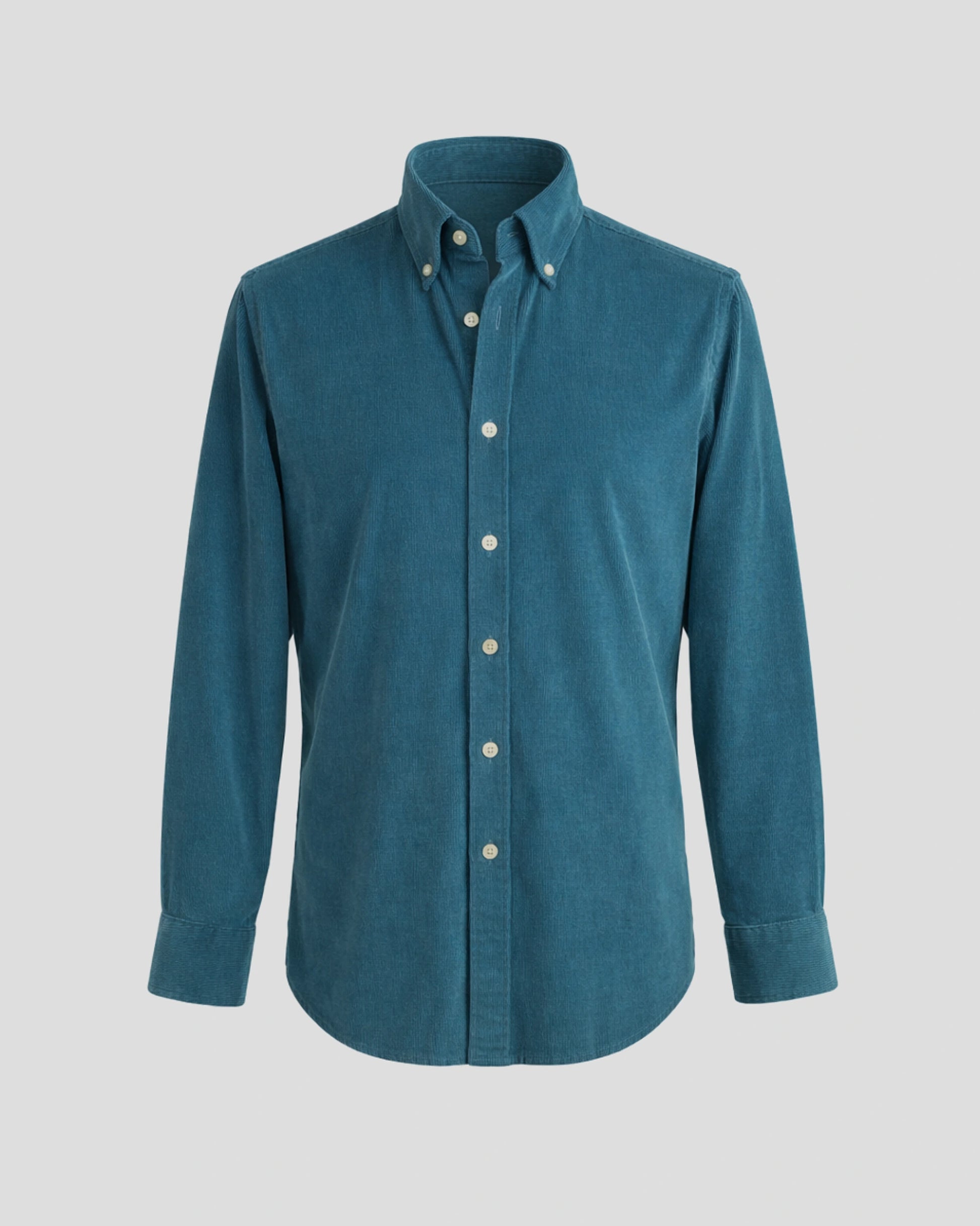 MUBU Cosserat Açık Mavi Kadife Gömlek - Ghost Ön Görünüm