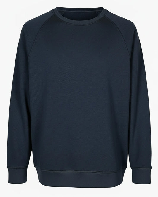 Kurumsal logolu terletmez teknik kumaş performans sweatshirt, şirketlere özel renk seçenekleriyle toptan üretim - MUBU Staff Wear
