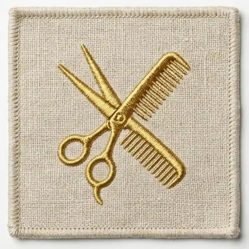 MUBU kuaför pelerini ve güzellik salonu estetisyen üniforması ikonu