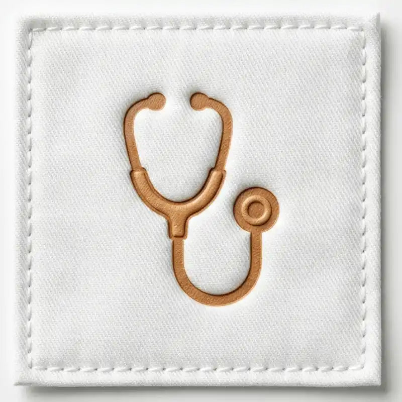 MUBU veteriner hekim, doktor ve klinik laboratuvar önlüğü ikonu