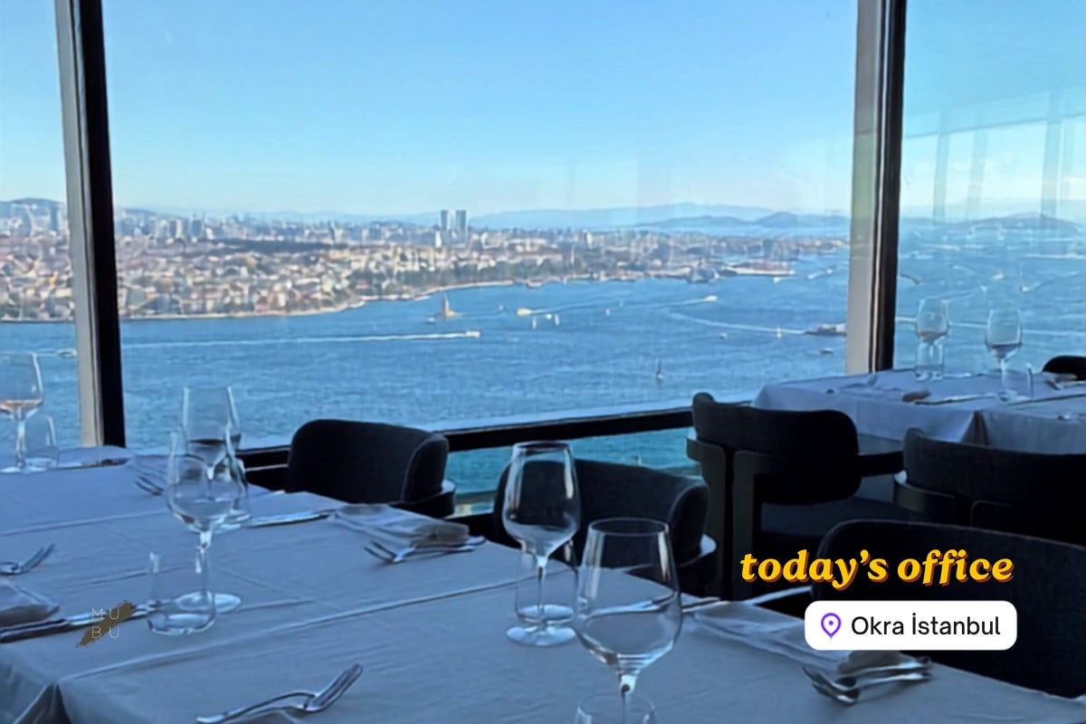 MUBU ekibinin ziyaretinden Okra İstanbul'un harika boğaz manzarası.