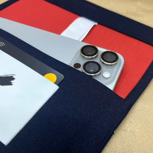 Handmade Smart Pouch – Lacivert | Çok Amaçlı Kumaş Kılıf