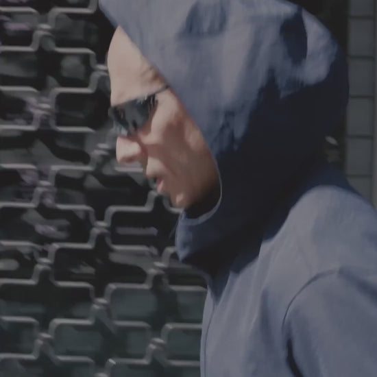 Sway unisex lacivert rüzgarlık mont life style koşu videosu videosu.