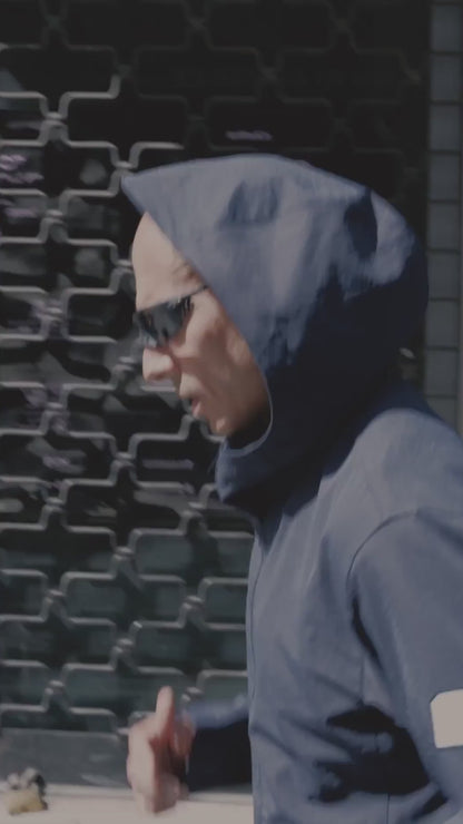 Sway unisex lacivert rüzgarlık mont life style koşu videosu videosu.