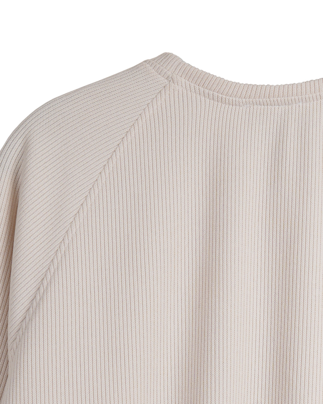 Reglan Kol, Relaxed Fit Unisex Ekru Triko