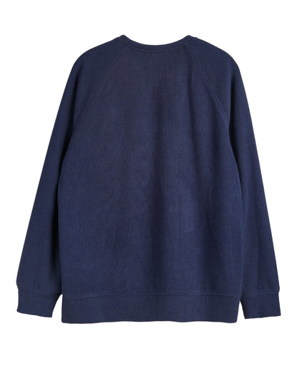 Reglan Kol, Relaxed Fit Unisex Lacivert Triko