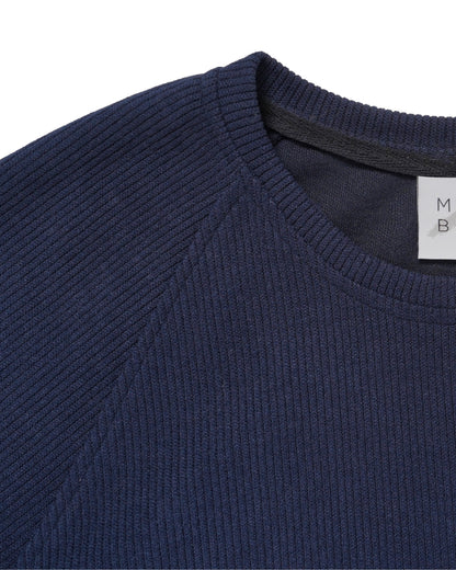 Reglan Kol, Relaxed Fit Unisex Lacivert Triko