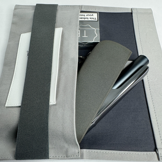Handmade Smart Pouch – Gümüş Gri | Çok Amaçlı Kumaş Kılıf