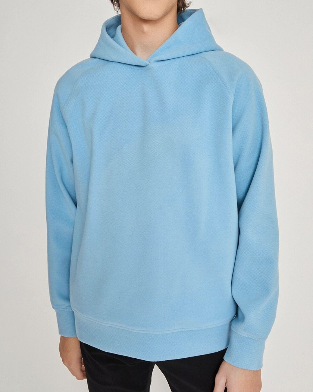 Soft Touch Hoodie | Unisex Kapüşonlu Sweatshirt – Sky Blue