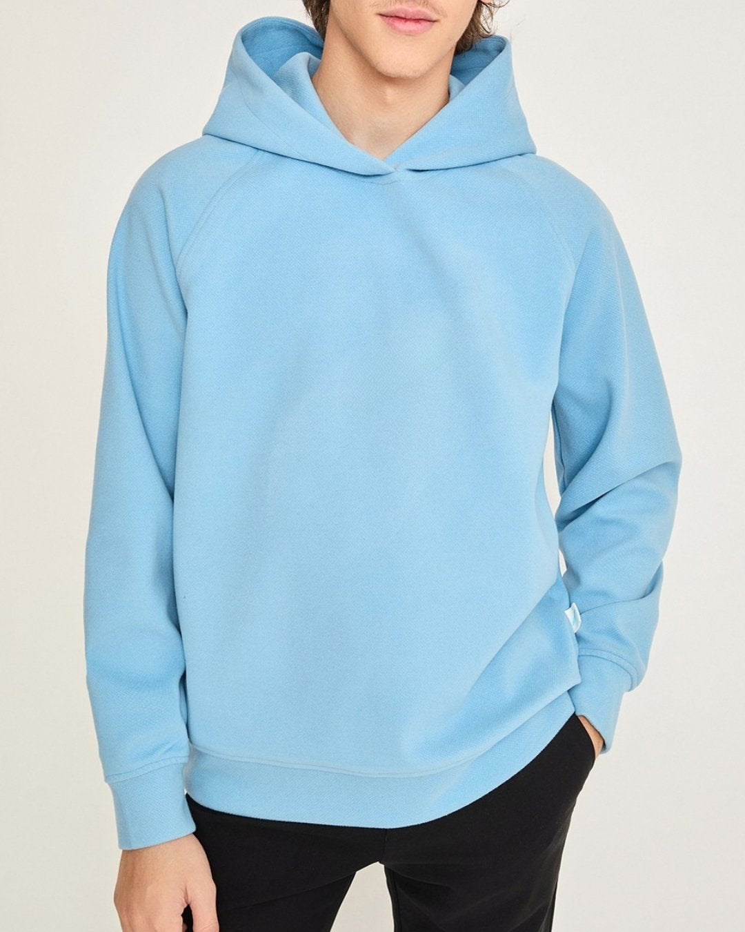 Soft Touch Hoodie | Unisex Kapüşonlu Sweatshirt – Sky Blue