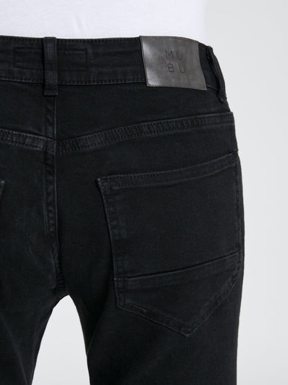 Slim Fit Siyah Kot Pantolon